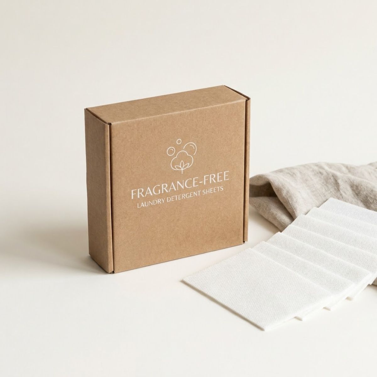 Fragrance-Free Laundry Detergent Sheets